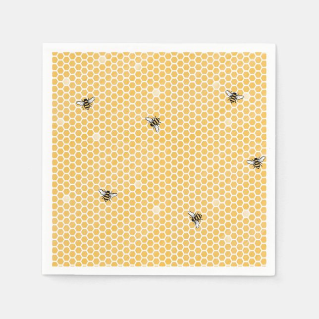 Bee Tea Party Napkin (Front)