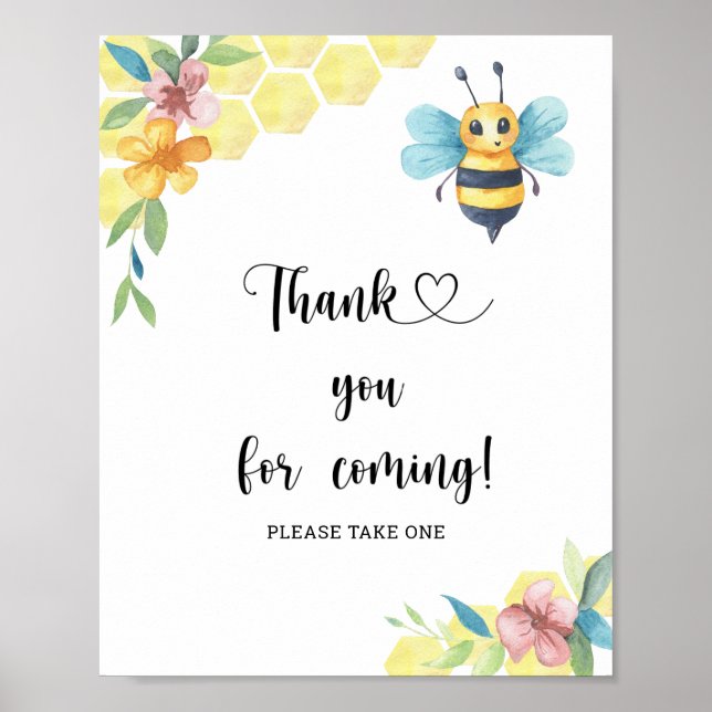 Bee \ Thank you for coming  Poster (Front)