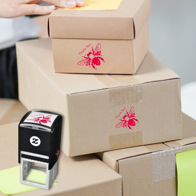 Bee Thank You Reusable Ink Stamp  (Creator Uploaded)