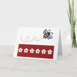 Bee Thankful Thank You Card