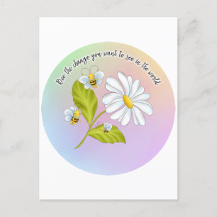 Bee the Change Postcard