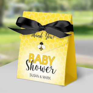 Bee theme Baby Shower Favour Box.  Box