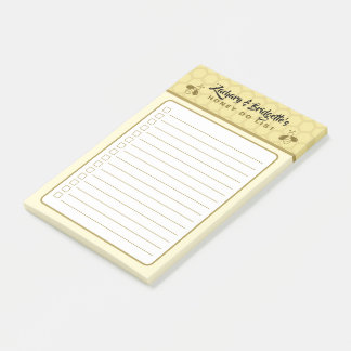 Bee Theme Honey Do List Sticky Post-It Notes