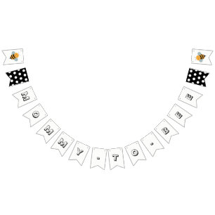 Bee Themed Baby Shower Banner - Mummy To Bee