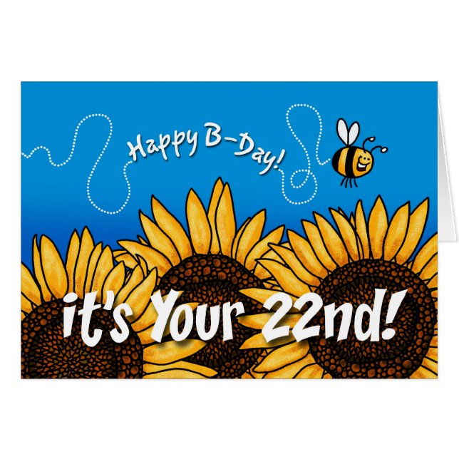 bee trail sunflower - 22 years old (Front Horizontal)