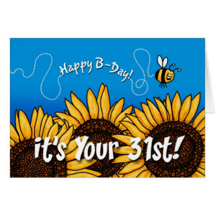 bee trail sunflower - 31 years old