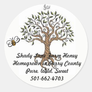 Bee Tree Honey Label