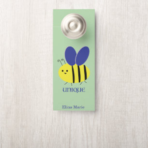Bee Unique and Bee Sleepy Door Hanger