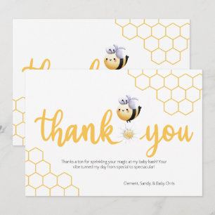 Bee-utiful Moments Baby Bee Thank You Card