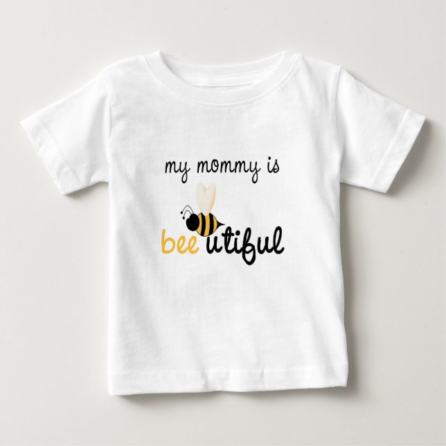 Bee utiful Mummy Baby T-Shirt (Front)