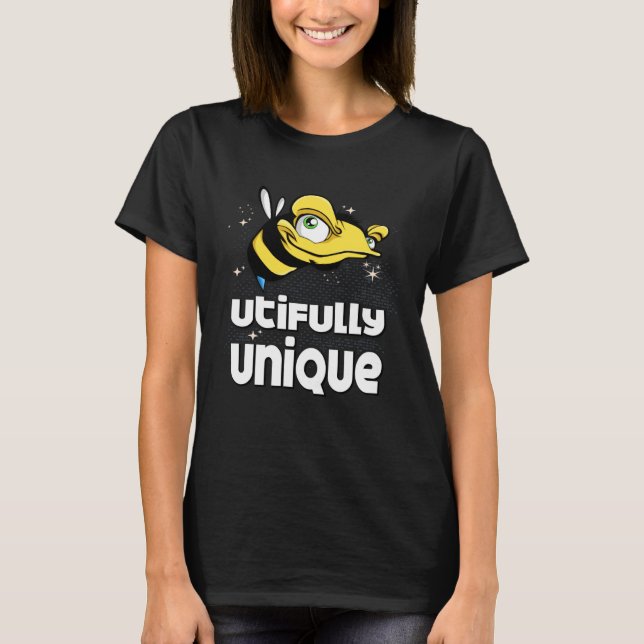 Bee utifully unique  Beekeeper Bee T-Shirt (Front)