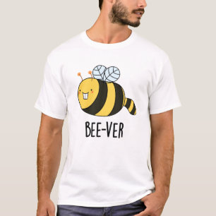 Bee-ver Funny Animal Beaver Bee Pun T-Shirt