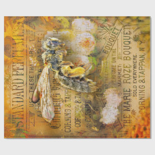 Bee Vintage  Wrapping Paper