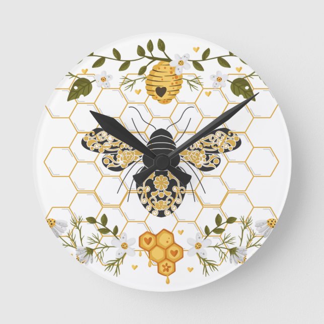 Bee Wall Clock (Front)