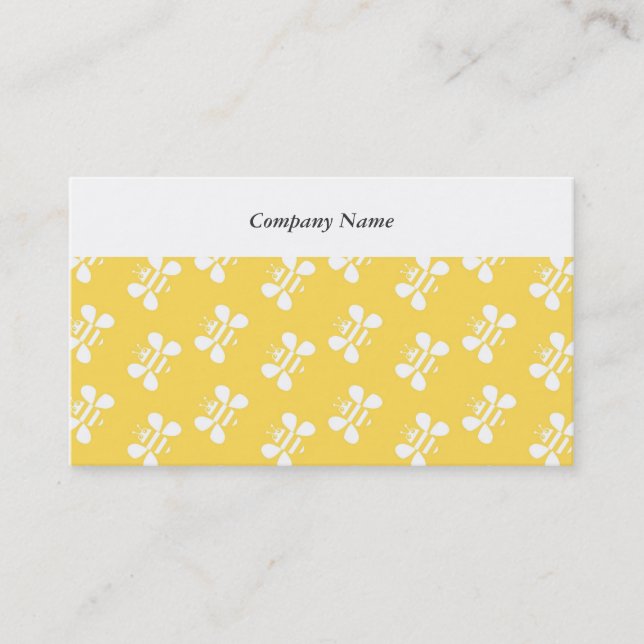 Bee Wallpaper Business Card (Front)