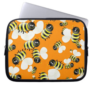 Bee Wallpaper Laptop Sleeve