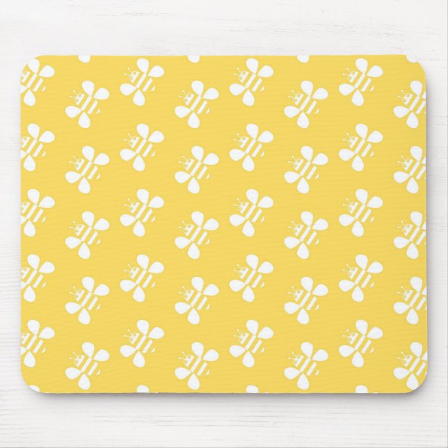 Bee Wallpaper Mouse Pad (Front)