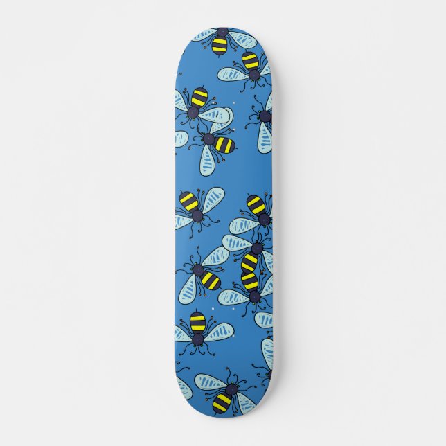 Bee Wallpaper Skateboard (Front)