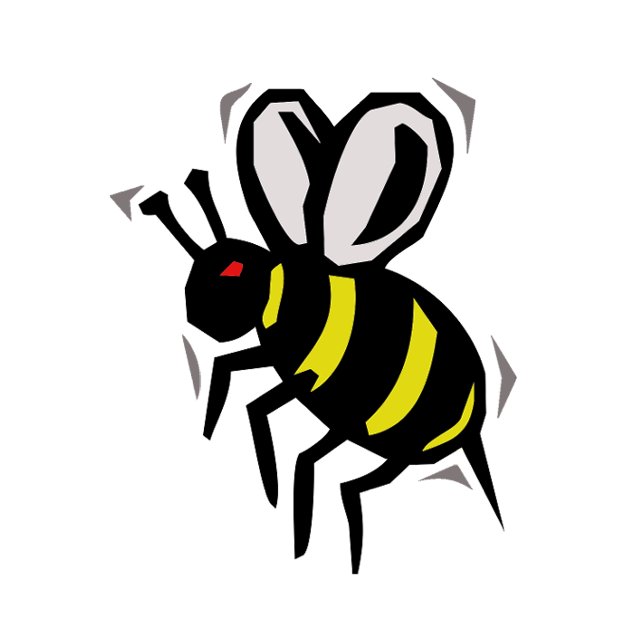 Bee Wasp Shape T-Shirt | Flying Insect Art (Creator Uploaded)