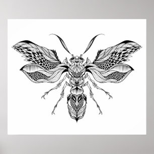 Bee-Wasp Tattoo 2 Poster
