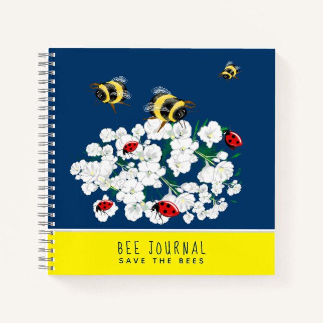 BEE Watching Journal - Bee Keepers and Rescuers (Front)