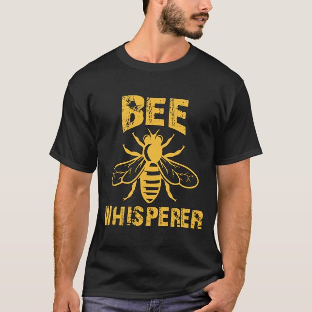 Bee Whisperer, Beekeeper Gift, Bee Lover, Save T-Shirt (Front)