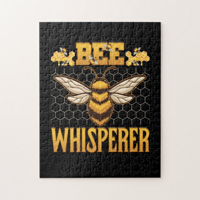 Bee Whisperer Beekeeper Honey Save The Bees Jigsaw Puzzle (Vertical)