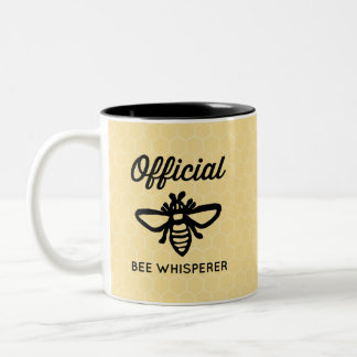 Bee whisperer Two-Tone coffee mug