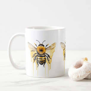 Bee Wildlife & Nature Water Colour Set Coffee Mug