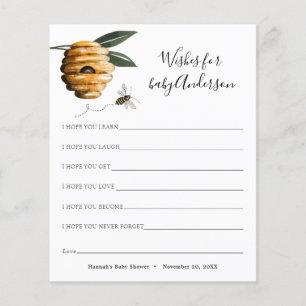 Bee Wishes for Baby Card