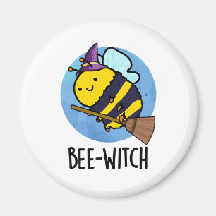Bee-witch Funny Bee Pun Magnet