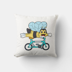 Bee with Bicycle Cushion