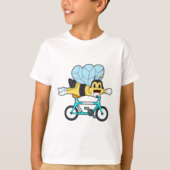 Bee with Bicycle T-Shirt (Front)
