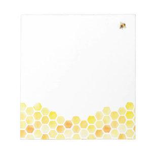 Bee with Honeycomb Notepad