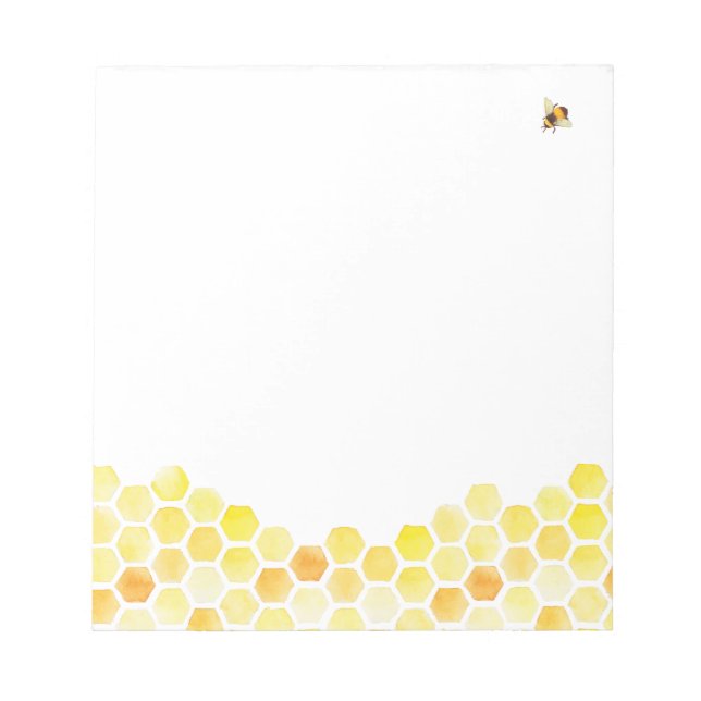 Bee with Honeycomb Notepad (Front)