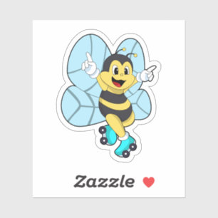 Bee with Roller skates