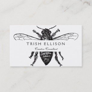 Bee Worker Honey Black Bumblebee Business Card