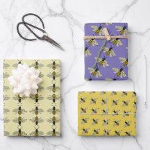 Bee Wrapping paper