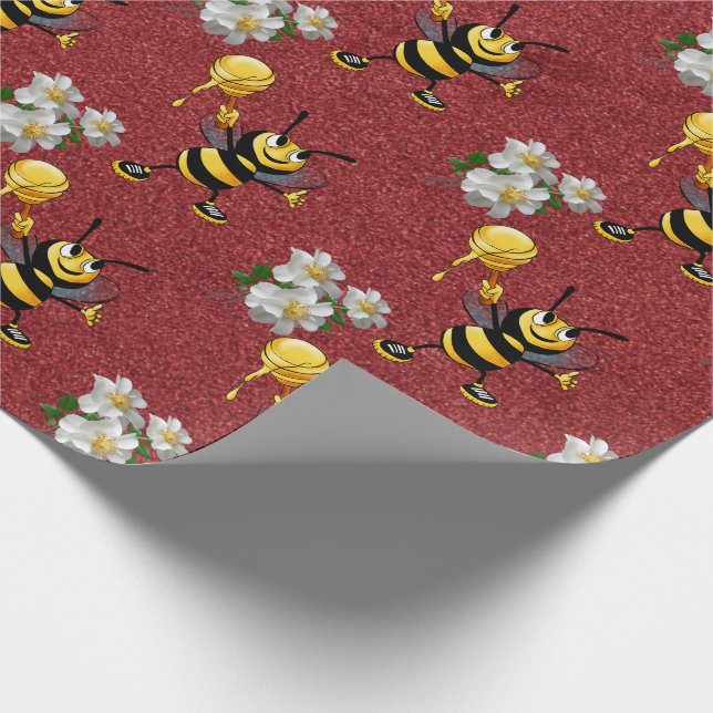Bee Wrapping Paper (Corner)
