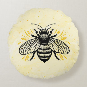 Bee-yond Beautiful Round Cushion