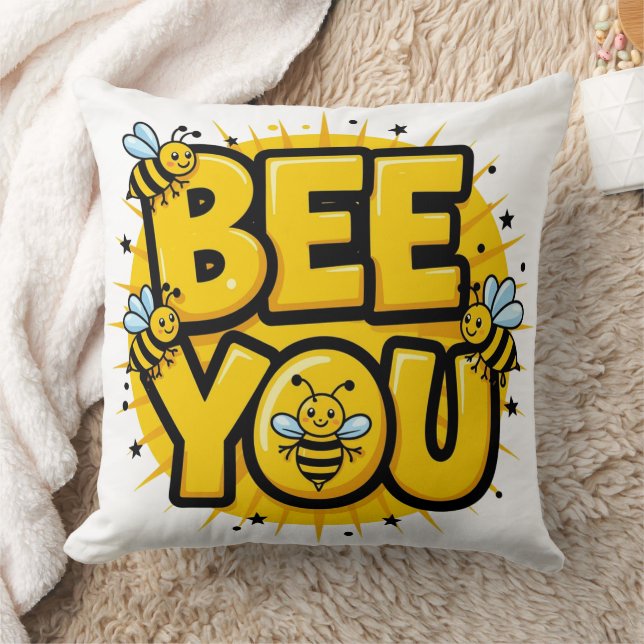 Bee You Cushion (Blanket)