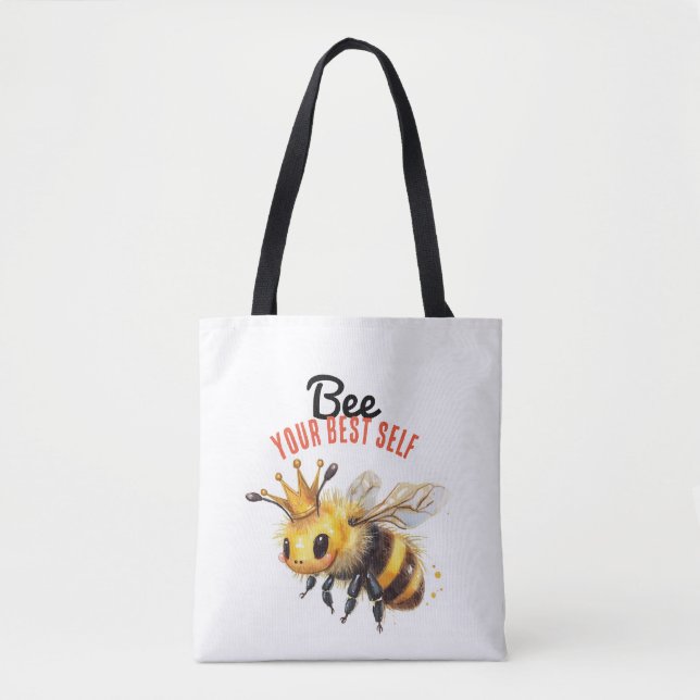 Bee Your Best Self Tote Bag (Front)