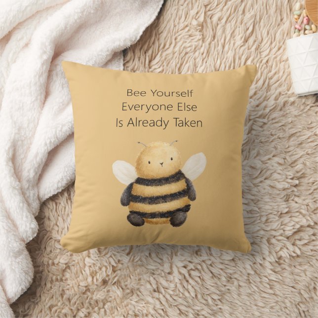 Bee Yourself  Cushion (Blanket)