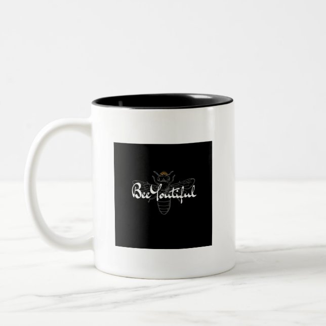 Bee-Youtiful Two-Tone Coffee Mug (Left)