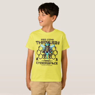 Bee-zing Through Cyberspace - Robotic Bee T-Shirt