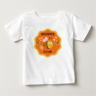 Beebies Club   Funny Trendy  Baby T-Shirt