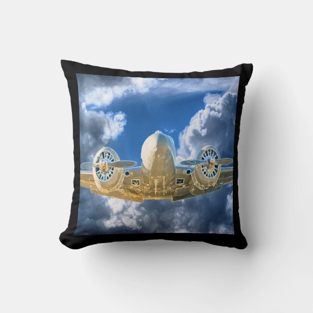 Beech 18 Flying High Design Cushion (Front)