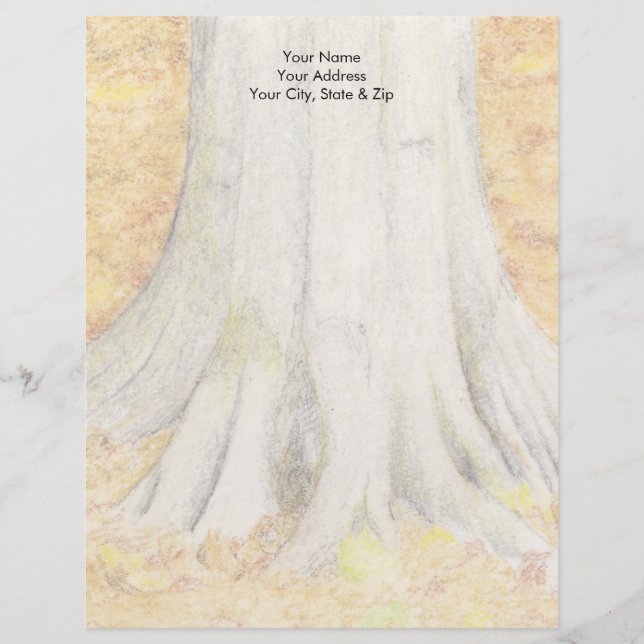 Beech Feet Personalized Letterhead (Front)