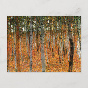 Beech Forest by Gustav Klimt Fine Art Postcard