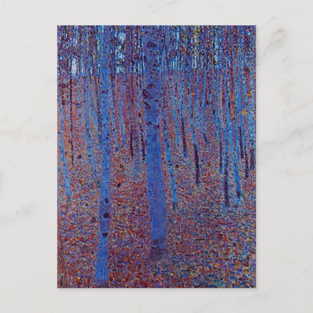 Beech Forest by Gustav Klimt Postcard (Front)
